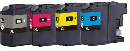 
	Brother LC227XL/LC225XL Compatible Inks full Set of 4 (Black,Cyan,Magenta,Yellow)
